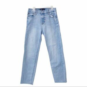 Gap Light Wash Blue Straight Leg Hi Rise Jeans